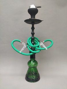 Кальян Hookah Sauda Plus Green высотой 57см на 2 персоны Sauda2ТPlusGreen фото
