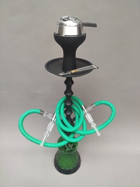 Кальян Hookah Sauda Plus Green высотой 57см на 2 персоны Sauda2ТPlusGreen фото