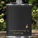Фляга JOHNNIE WALKER F1-70 Black 18Oz/532 ml из нержавеющей стали в экокоже 10061 фото 1