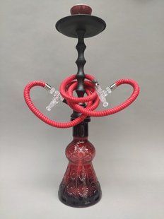 Кальян Hookah Sauda Red с высотой 52см на 2 персоны Sauda2ТRed фото