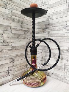 Кальян Hookah Infinity 2019 Black заввишки 70 см на 1 персону Н2019Black фото