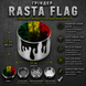 Металлический гриндер для измельчения табака Rasta Flag DK5031AN-4 50 мм 4-секционный 13045-5 фото 3