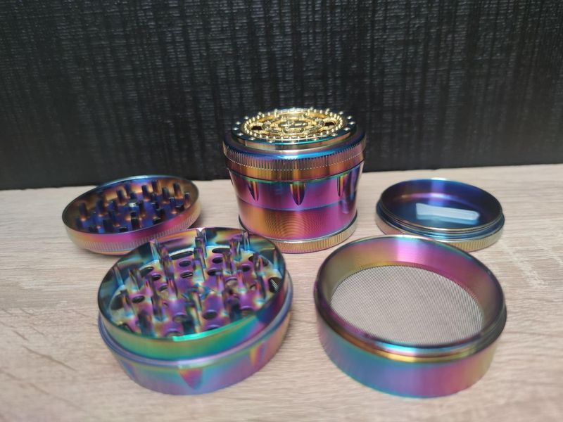 Гриндер для измельчения табака Grinder Steering Wheel Colorfull Ice Sm_G198Colorfull фото