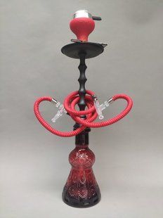 Кальян Hookah Sauda Plus Red высотой 57см на 2 персоны Sauda2ТPlusRed фото