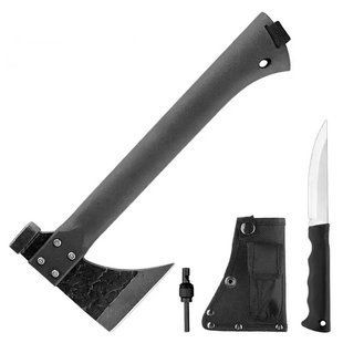 Тактична сокира Traveler Axe 5 в 1 для виживання 30 см R_HH30-1 фото