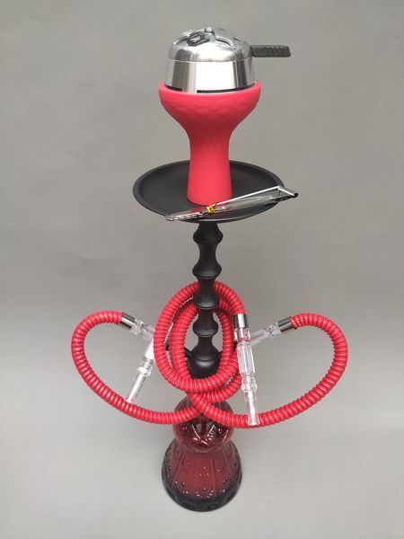 Кальян Hookah Sauda Plus Red высотой 57см на 2 персоны Sauda2ТPlusRed фото