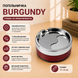 Попільничка металева бездимна HL-676 Burgundy  діаметром 11 см 10670Burgundy  фото 3