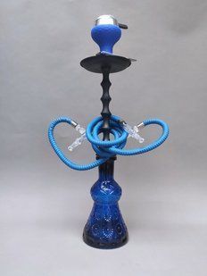Кальян Hookah Sauda Plus Blue высотой 57см на 2 персоны Sauda2ТPlusBlue фото