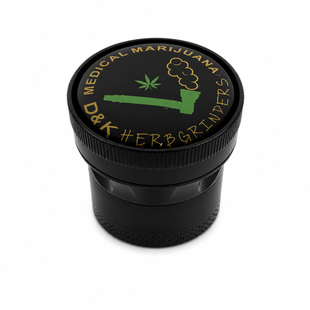Металевий гріндер для подрібнення тютюну D&K Medical Herb DK-5831-D4 4 секції &Oslash;50мм 11895-2 фото