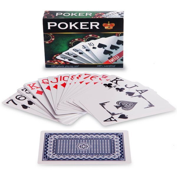 Карти гральні покерні Poker green (54 карти) BG_i569_blk фото