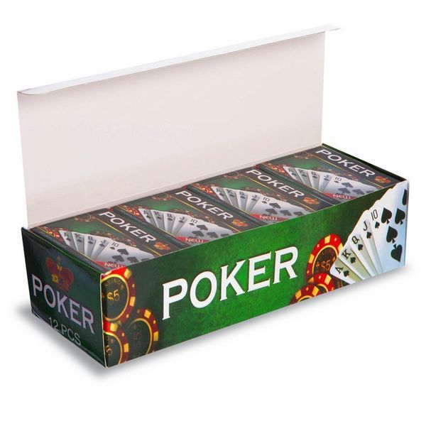 Карти гральні покерні Poker green (54 карти) BG_i569_blk фото