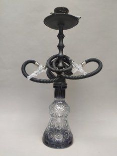 Кальян Hookah Sauda Black с высотой 52см на 2 персоны Sauda2ТBlack фото