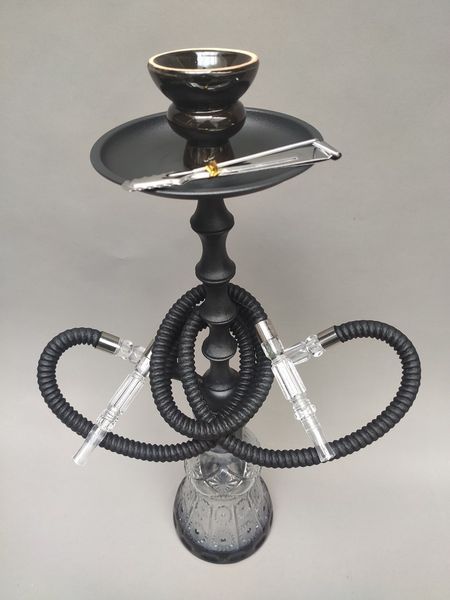 Кальян Hookah Sauda Black с высотой 52см на 2 персоны Sauda2ТBlack фото