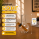 Міні-кальян бонг Hukka скляний 13 см Classic Clear 09653 фото 3