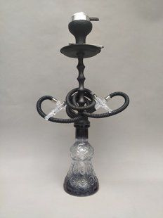 Кальян Hookah Sauda Plus Black высотой 60см на 2 персоны Sauda2ТPlusBlack фото