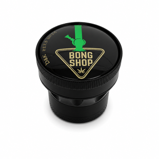 Металевий гріндер для подрібнення тютюну D&K Bong Shop Black DK-5831-D4 4 секції &Oslash;50мм 11895-4 фото