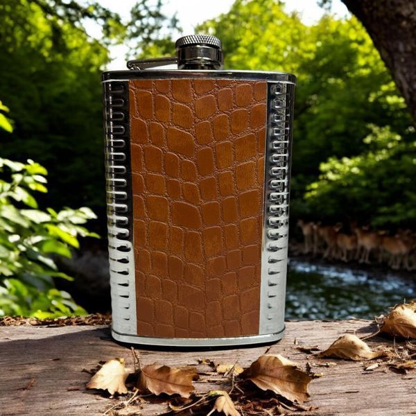 Фляга Hip Flask GDA-9/2 9Oz/266ml з нержавіючої сталі 10646 фото