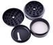 Гриндер для измельчения табака Grinder Hemp Leaf Black Sm_G201Black фото 5