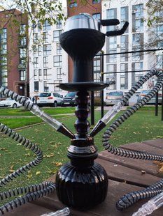 Кальян Hookah Sana Plus Black высотой 30 см на 2 персоны 03240CL фото