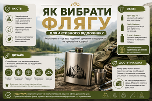 Як вибрати флягу для активного відпочинку? фото