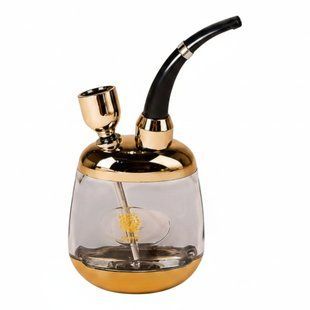 Міні-кальян Бонг Zhenxing Yandou Amrita HL2761 Gold з водяним фільтром 07617 фото