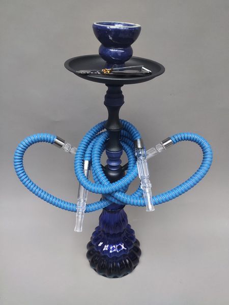 Кальян Hookah Darina Blue с высотой 48см на 2 персоны Darina2ТBlue фото