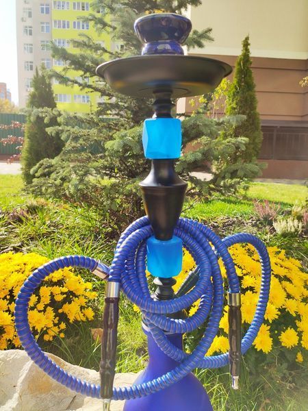 Кальян Hookah Radja Blue высотой 53см на 2 персоны 3036 фото