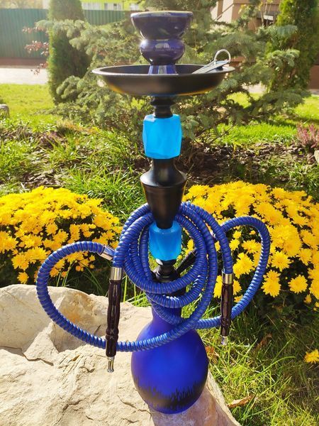 Кальян Hookah Radja Blue высотой 53см на 2 персоны 3036 фото