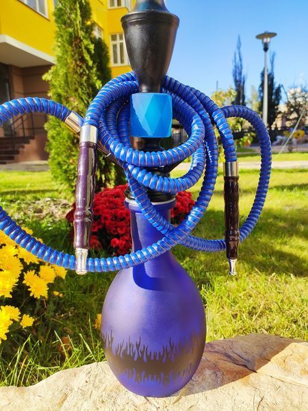 Кальян Hookah Radja Blue высотой 53см на 2 персоны 3036 фото