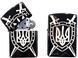 Зажигалка бензиновая ZORRO Lighter Герб України White LI_414White фото 1