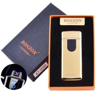 Електроімпульсна USB-запальничка Lighter Screen Gold Ice Li_5009Gold фото
