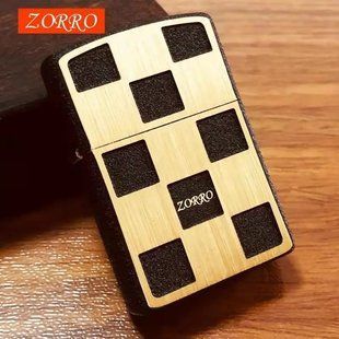 Запальничка бензинова ZORRO Chess Black LI_P_298Black фото