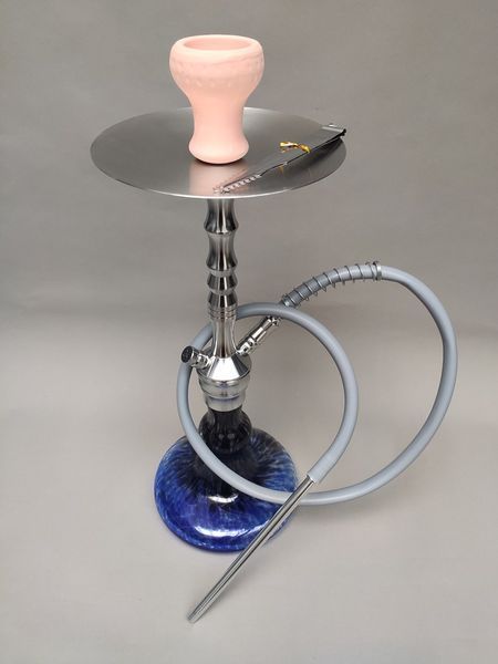 Кальян Hookah AHA 0017 Blue высотой 57 см на 1 персону K_0017Blue фото