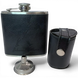 Подарунковий набір фляга Johnnie Walker QK-3-4 Black 7oz/210 мл з чарками 11828 фото 4