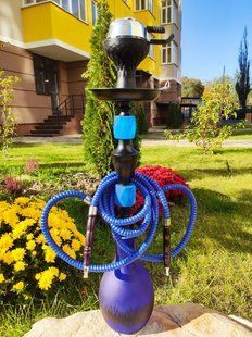 Кальян Hookah Radja Plus Blue высотой 58см на 2 персоны 03036CL фото