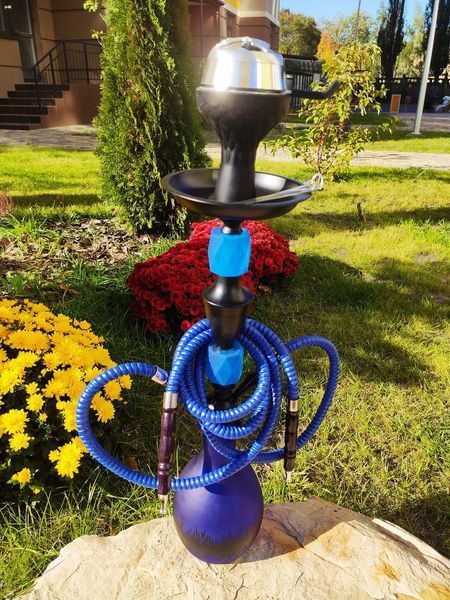 Кальян Hookah Radja Plus Blue высотой 58см на 2 персоны 03036CL фото