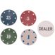Ігровий набір Покер на 100 фішок з номіналом у металевій коробці Poker Chips BG_100T-2 фото 4