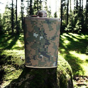 Фляга Hip Flask MC-9 Камуфляж 9oz/256мл з нержавіючої сталі 10063 фото