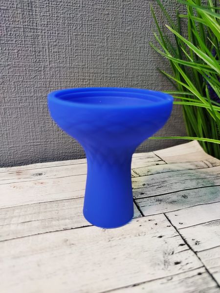 Чаша силіконова для кальяну Hookah Nazira Blue H_123 blue фото