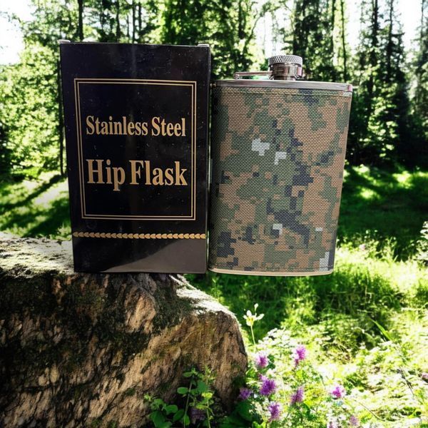 Фляга Hip Flask MC-9 Камуфляж 9oz/256мл з нержавіючої сталі 10063 фото