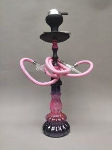 Кальян Hookah Darina Plus Pink высотой 53см на 2 персоны Darina2ТPlusPink фото