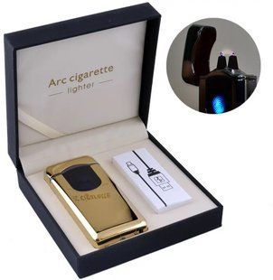 Електроімпульсна USB-запальничка Lighter Duard Gold Ice із сенсорною кнопкою LI_214gold фото