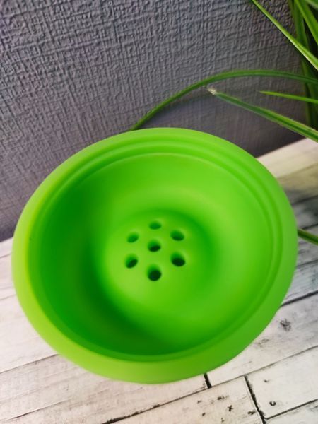 Чаша силіконова для кальяну Hookah Nazira Green 3934 фото