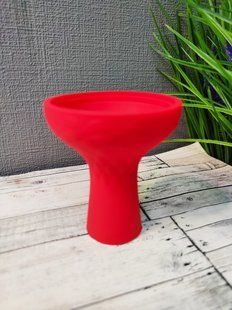 Чаша силіконова для кальяну Hookah Nazira Red 3933 фото
