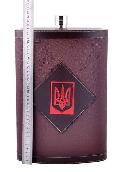 Фляга в коже "Украина" 6,8 л 178 Oz R_TD178 фото