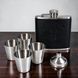 Подарунковий набір фляга Jim Beam QK-2-2 Black 7oz/210 мл з чарками 11852 фото 1