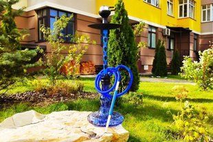Кальян Hookah Infinity 2021 Plus Blue заввишки 78 см на 1 персону 2021CL фото