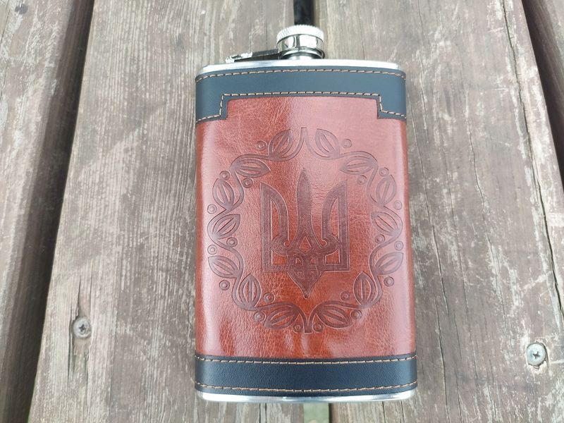 Фляга из нержавеющей стали WKL031UKRAINE 🇺🇦 295ml 10oz R_WKL031 фото