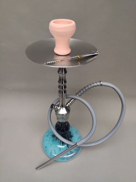 Кальян Hookah AHA 0017 Turquoise заввишки 57 см на 1 персону K_0017Turquoise фото