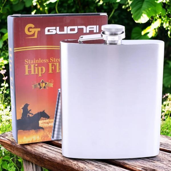 Фляга з нержавіючої сталі Hip Flask SG-18 18Oz/530ml під гравіювання 10289 фото
